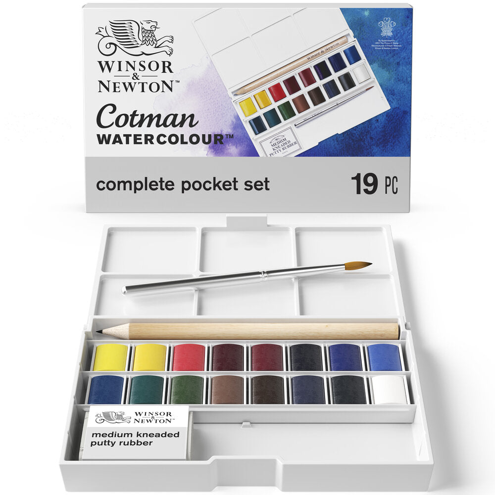 Winsor Newton Cotman Watercolor Sketchers Pocket Box Set Of 12