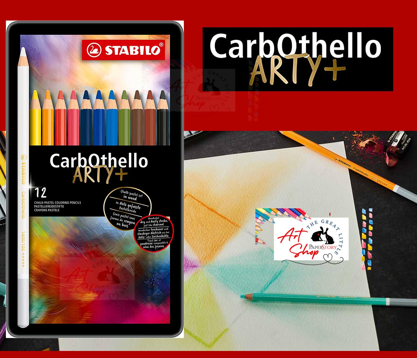 Stabilo CarbOthello Pastel Pencil - set of 36