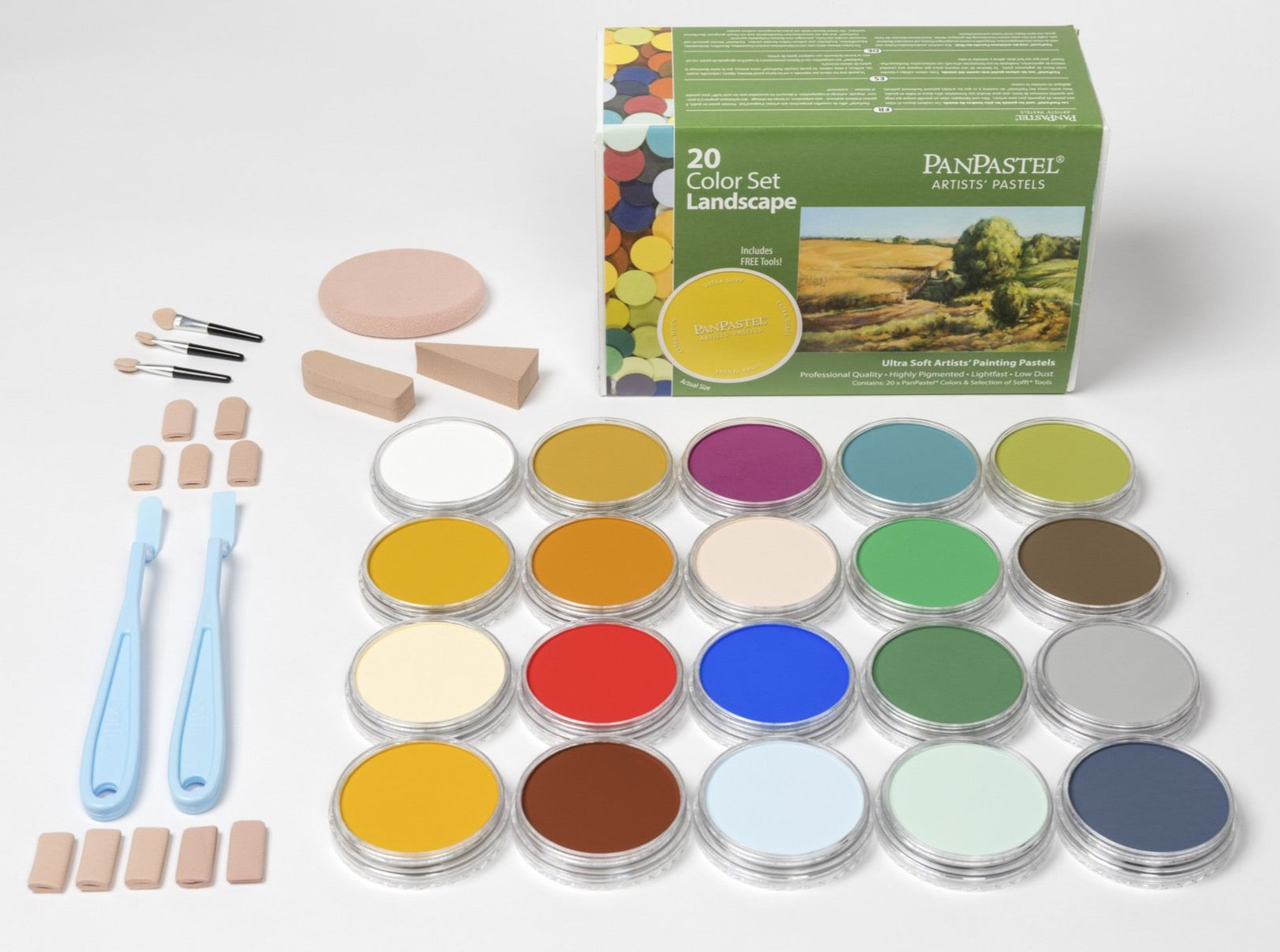 PanPastel : Skyscapes With Les Darlow : Set of 10 Colours : Plus Tools