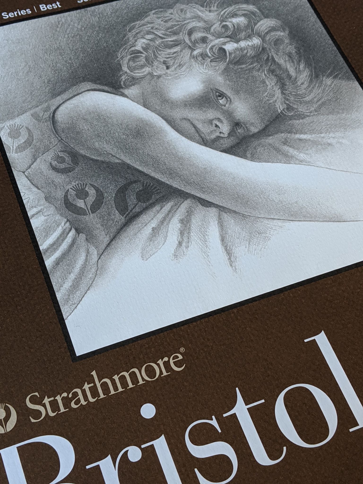 Strathmore 300 Series Bristol Paper Pad, Vellum 9x12 in. + 400