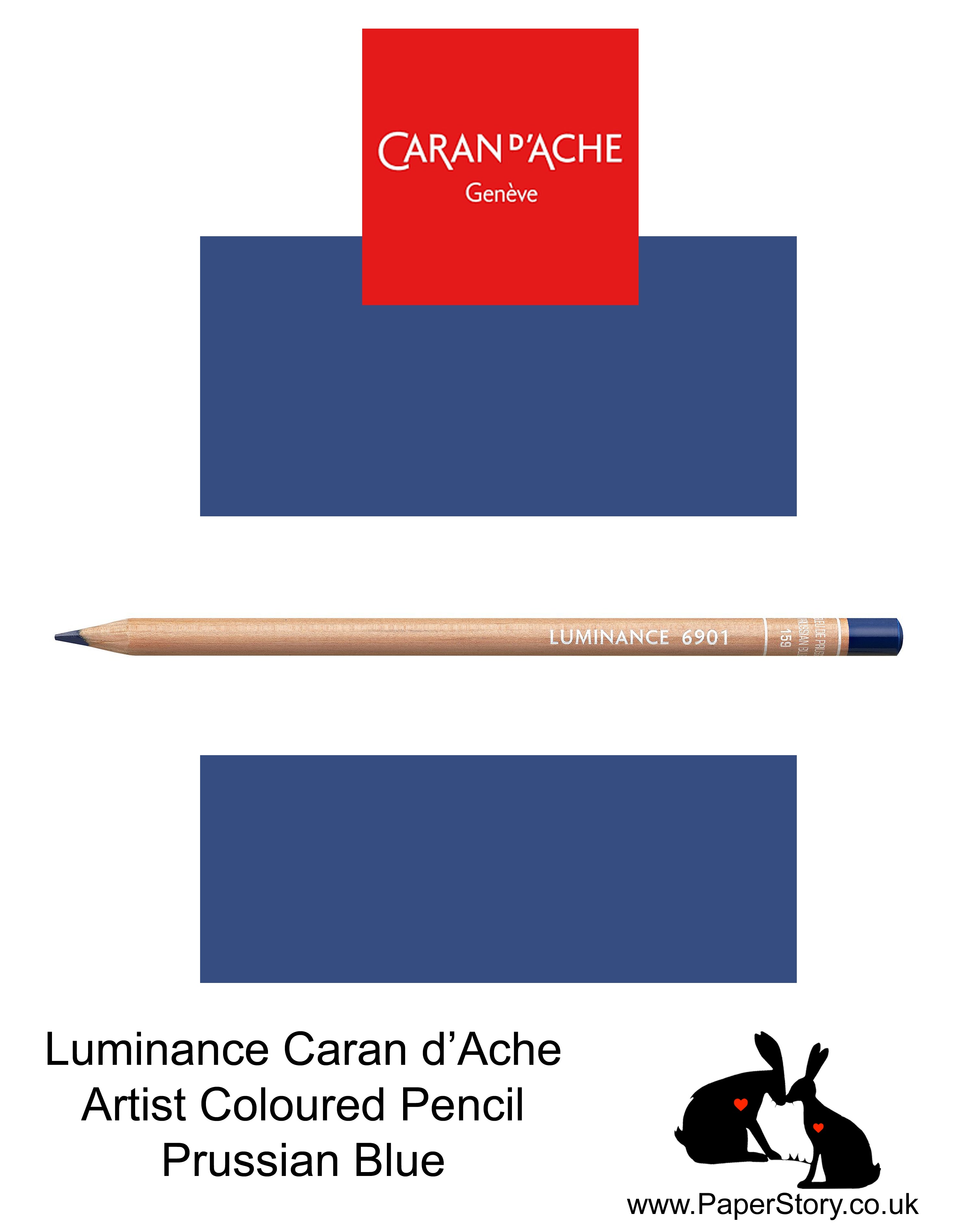 Caran d'Ache Luminance individual Artist Colour Pencils 6901 Phthalocy