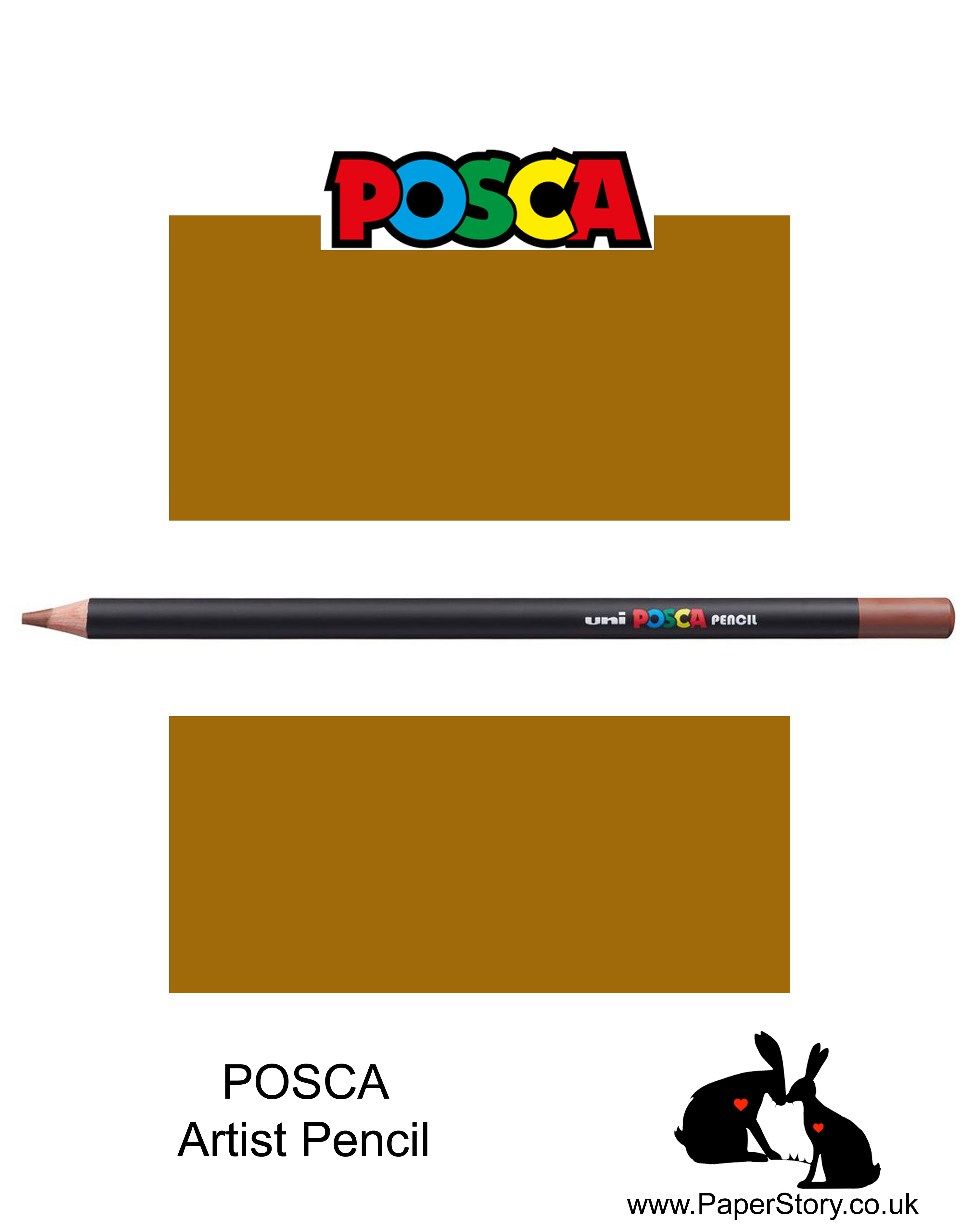Uni Posca 36pk Oil-based Colored Pencils 4.0mm Lead In Assorted Colors :  Target