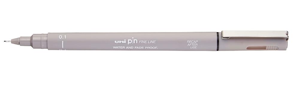 Uni Pin Fine Line Drawing Pen - 0.1 MM - Black