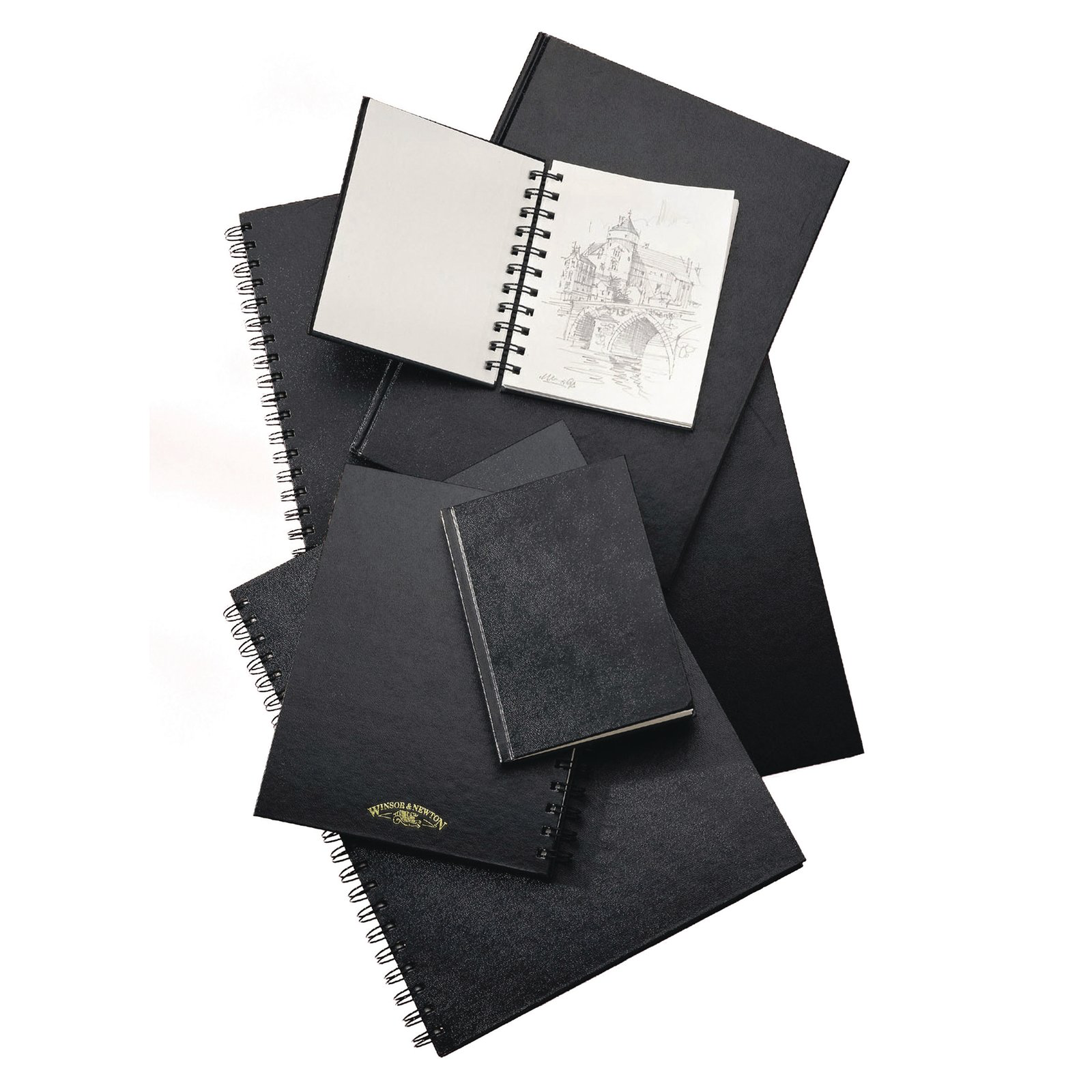 Royal Talens – Art Creation Hardback Sketchbook – 80 Sheets – 21 x 29.7cm  –Black