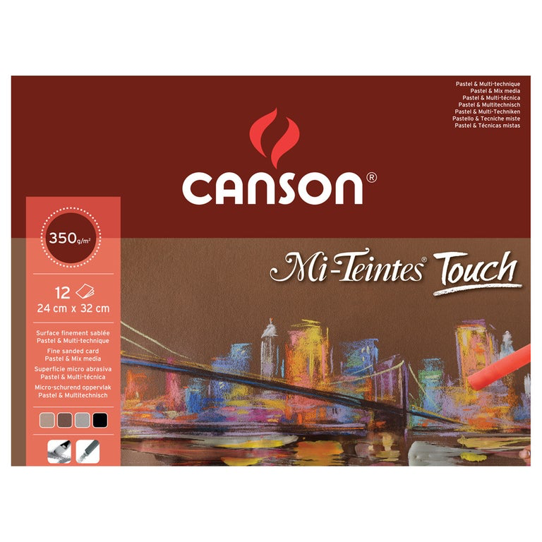 Canson Mi Teintes Touch Pastel Paper 350 gsm 24 x 32 cm | PaperStory - The  Great Little Art Shop