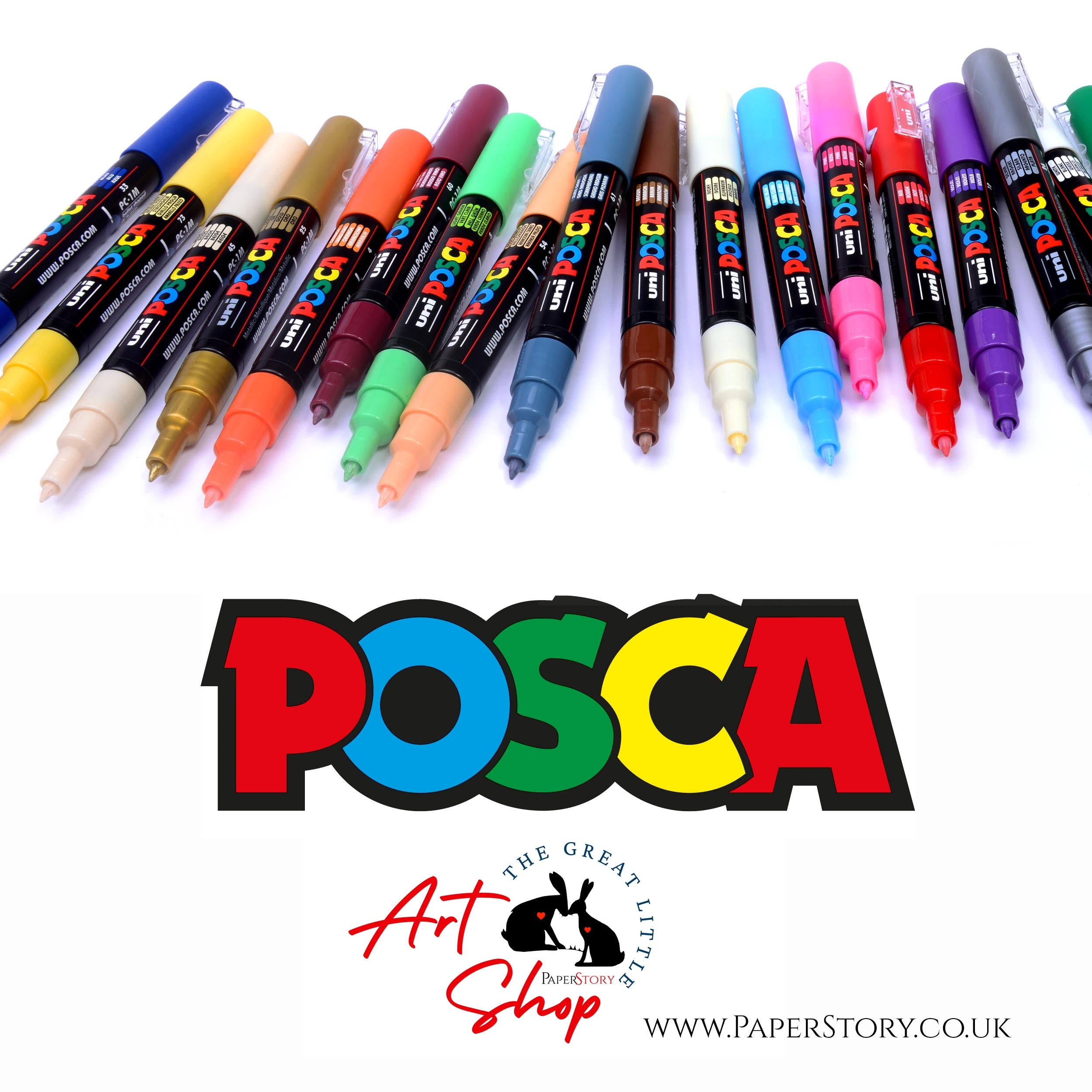 POSCA PC-5M Paint Marker Pens Medium Bullet tipped 1.8 mm - 2.5 mm Mul