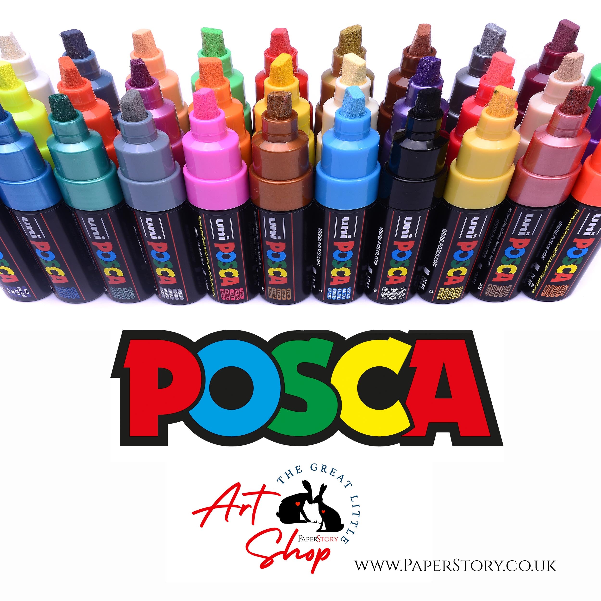 quot;UNI-BALL POSCA MARKER PEN PC-17K - XXL Chisel Tip for Large