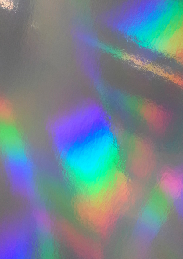 Colorful Holographic Paper With Rainbow Lights Stock Photo - Download Image  Now - Hologram, Holographic, Textured - iStock