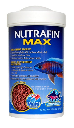 Nutrafin Max Sinking Pellets with Krill and Shrimp Meal – Aquariums West