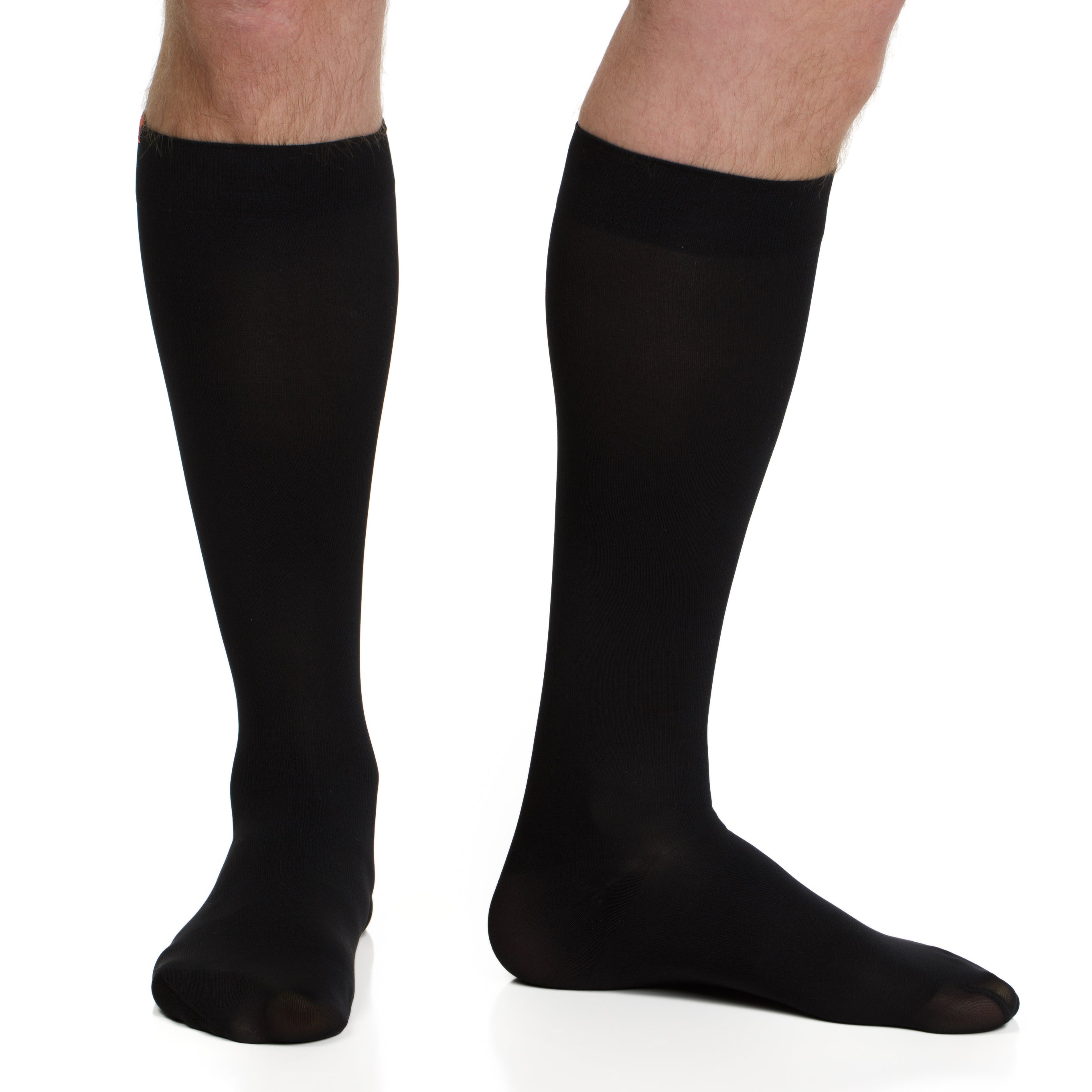 Solid: Black(Moisture-wick Nylon) compression socks – AURALUZ