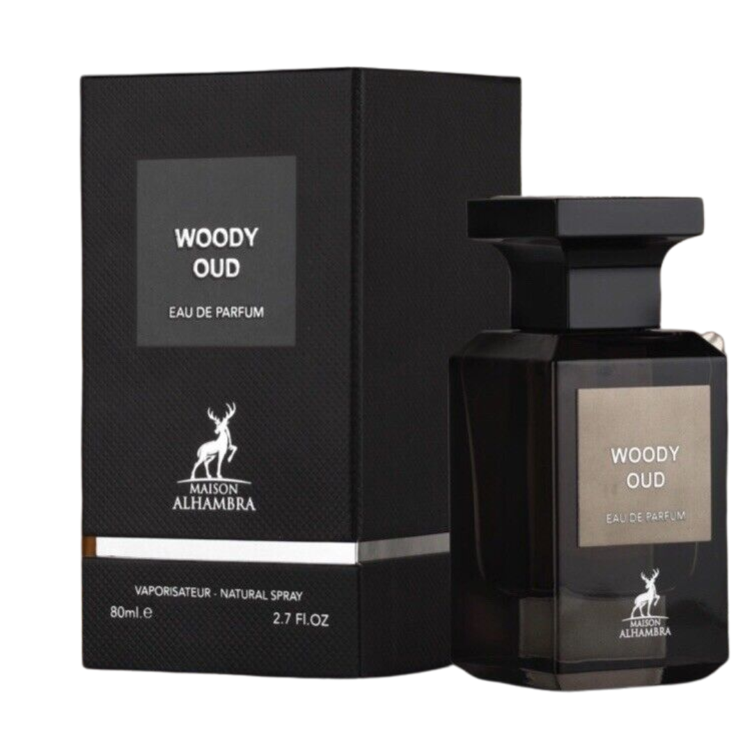 Woody Oud For Men |EDP-80ML/2.7Oz| By Maison Alhambra | Intense Oud