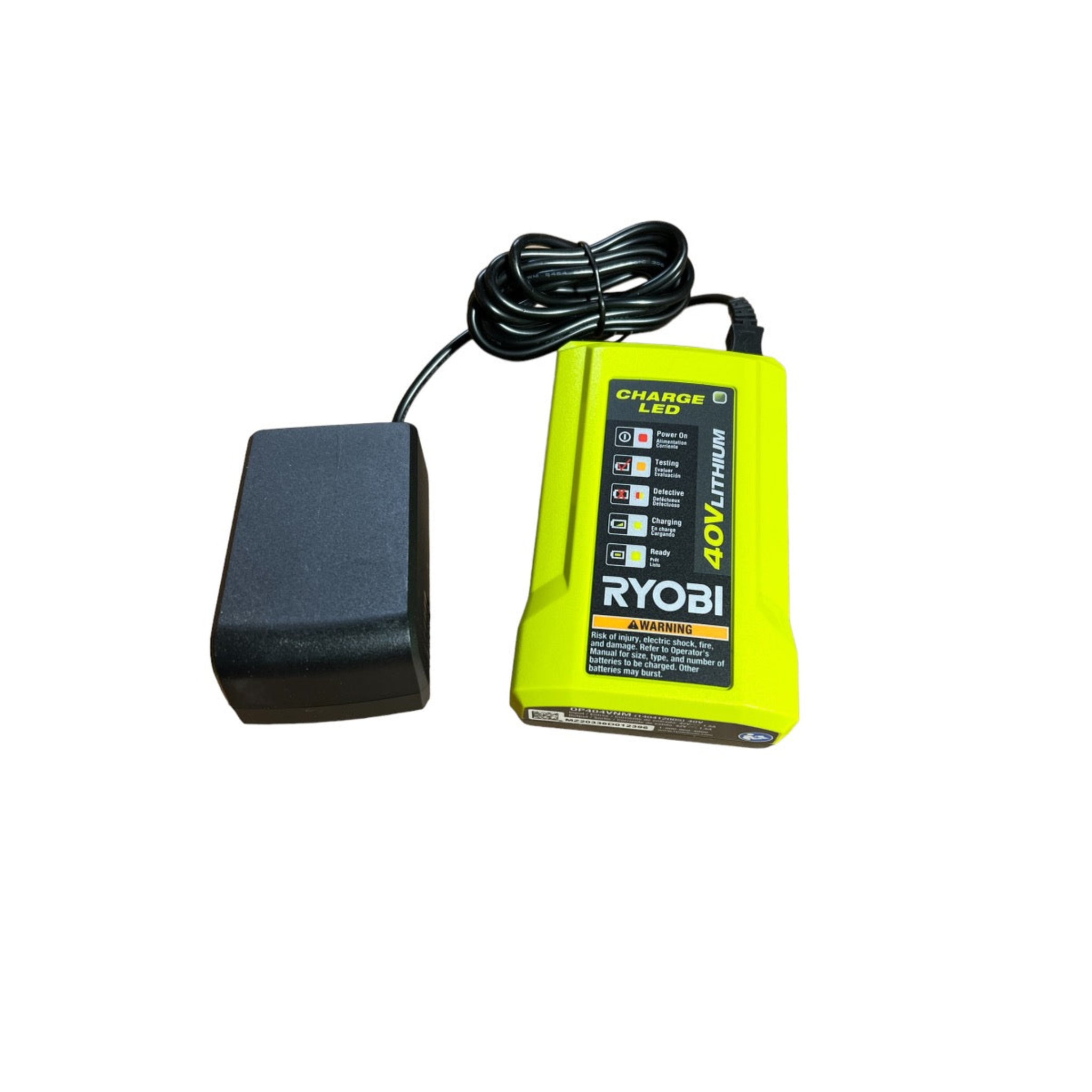 RYOBI 40-Volt Lithium-Ion Charger - Factory Reconditioned