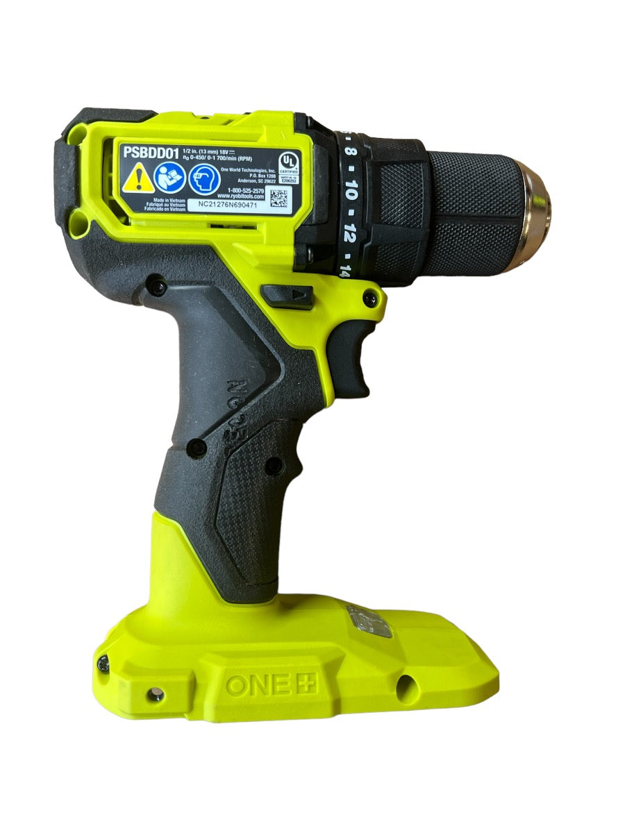 ONE+ HP 18-Volt Brushless Cordless Compact 1/2 in. Drill/Driver (Tool –  Ryobi Deal Finders