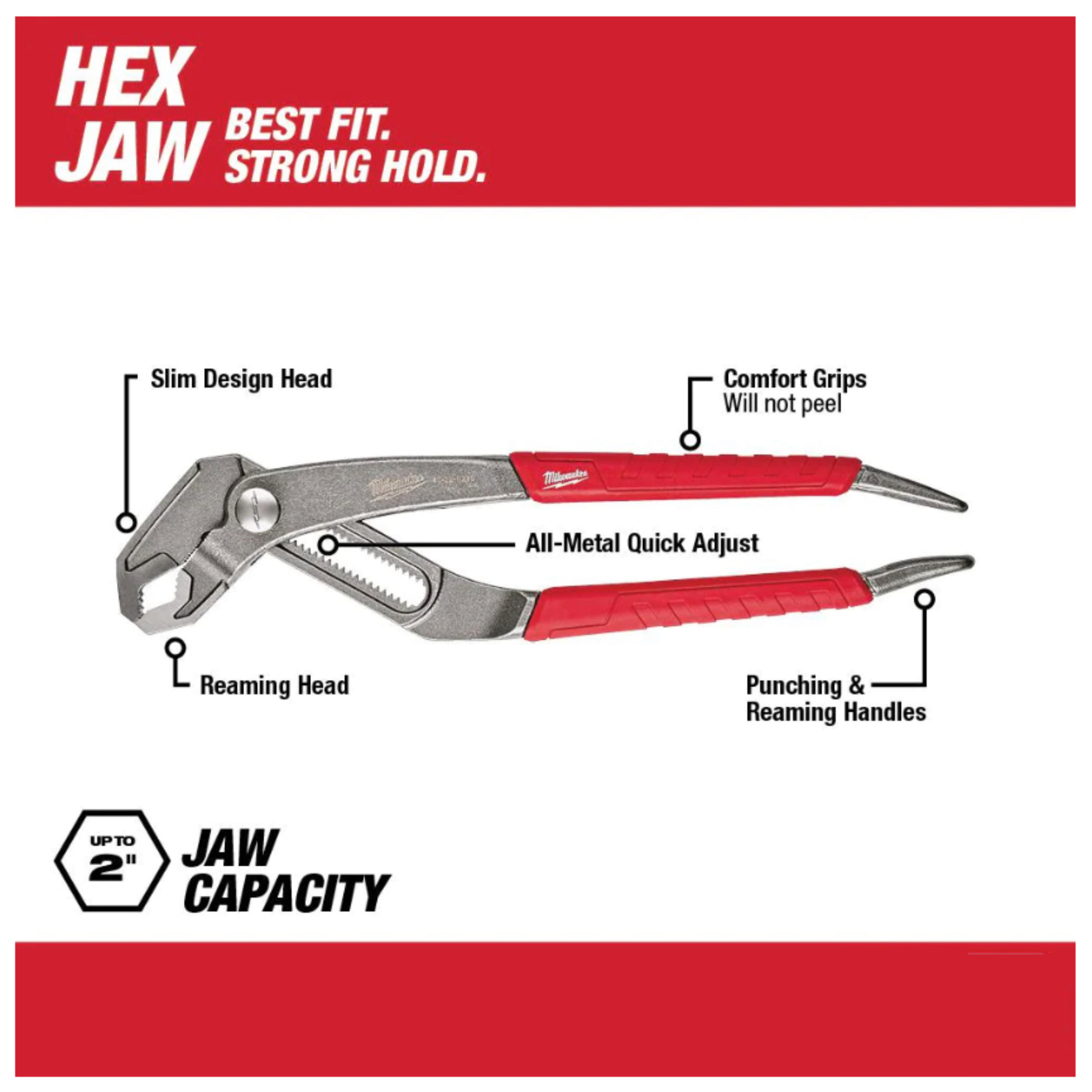 Milwaukee 48-22-3078 7IN1 高レバレッジコンビネーションプライヤー - 1