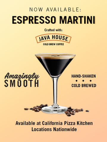 Java House Espresso Martini California Pizza Kitchen