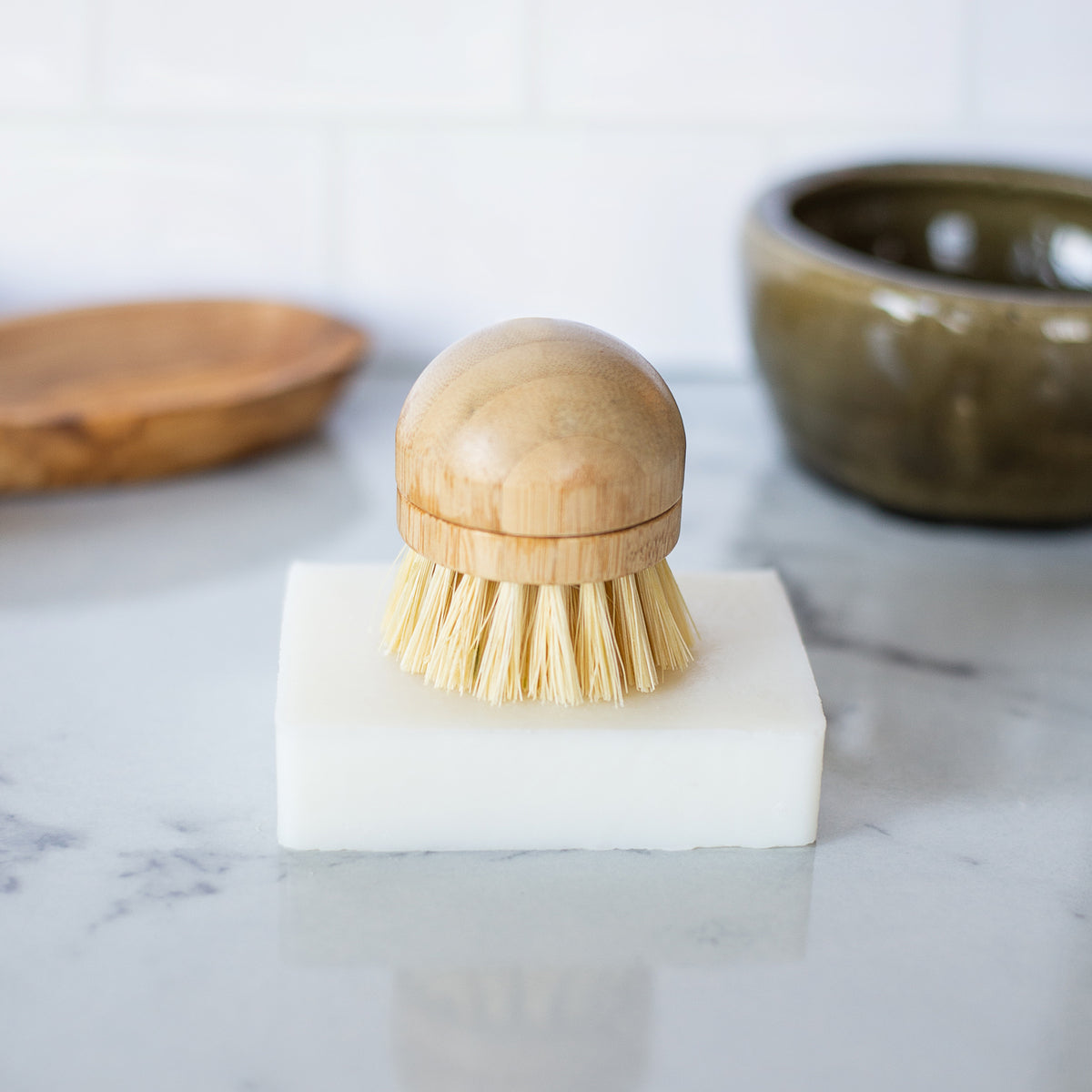 Plastic Free Wooden Dish Brush Head | Free The Ocean Replacement Head