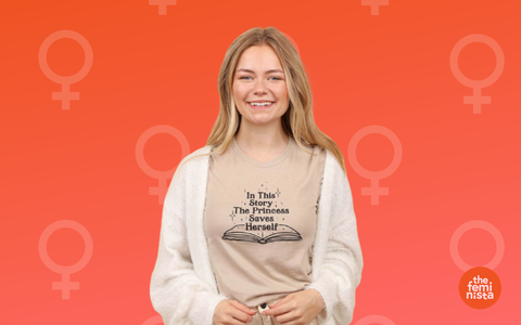Feminist Gift Idea #10: In This Story The Princess Saves Herself T Shirt