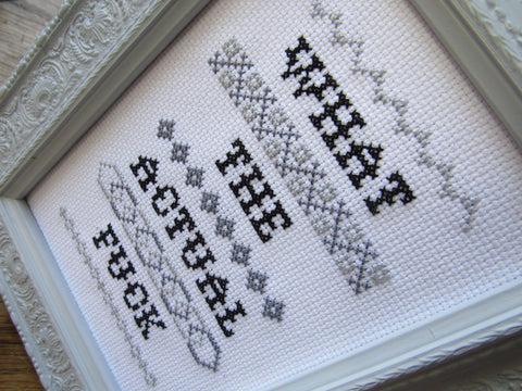 Black Cross Stitch Material – Subversive Cross Stitch