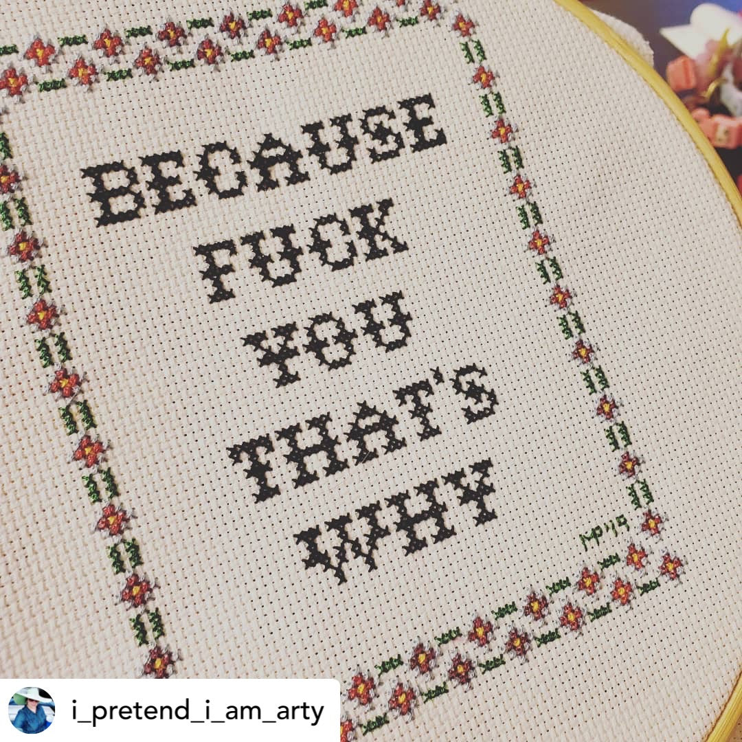 Pdf Because Fuck You That S Why Subversive Cross Stitch