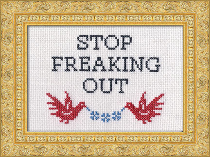 Fray Stop – Subversive Cross Stitch