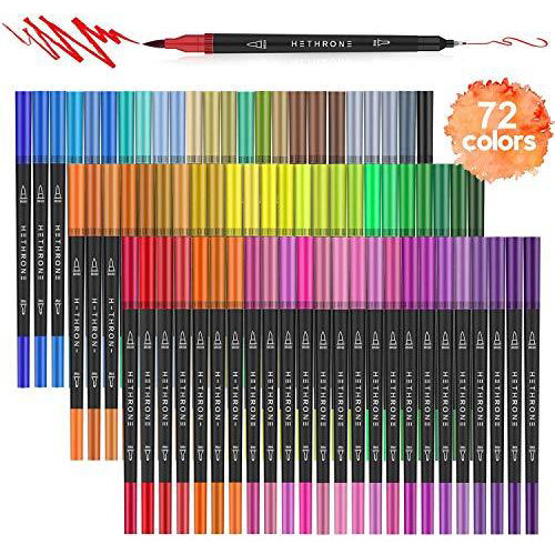 Hethrone Permanent Markers for Adult Coloring, 72 Assorted Colors Markers, Colored  Marker Pens Work on Plastic, Wood, Stone, Metal and Glass - Yahoo Shopping