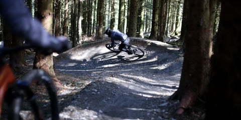 riding at bike revolution bike park wales