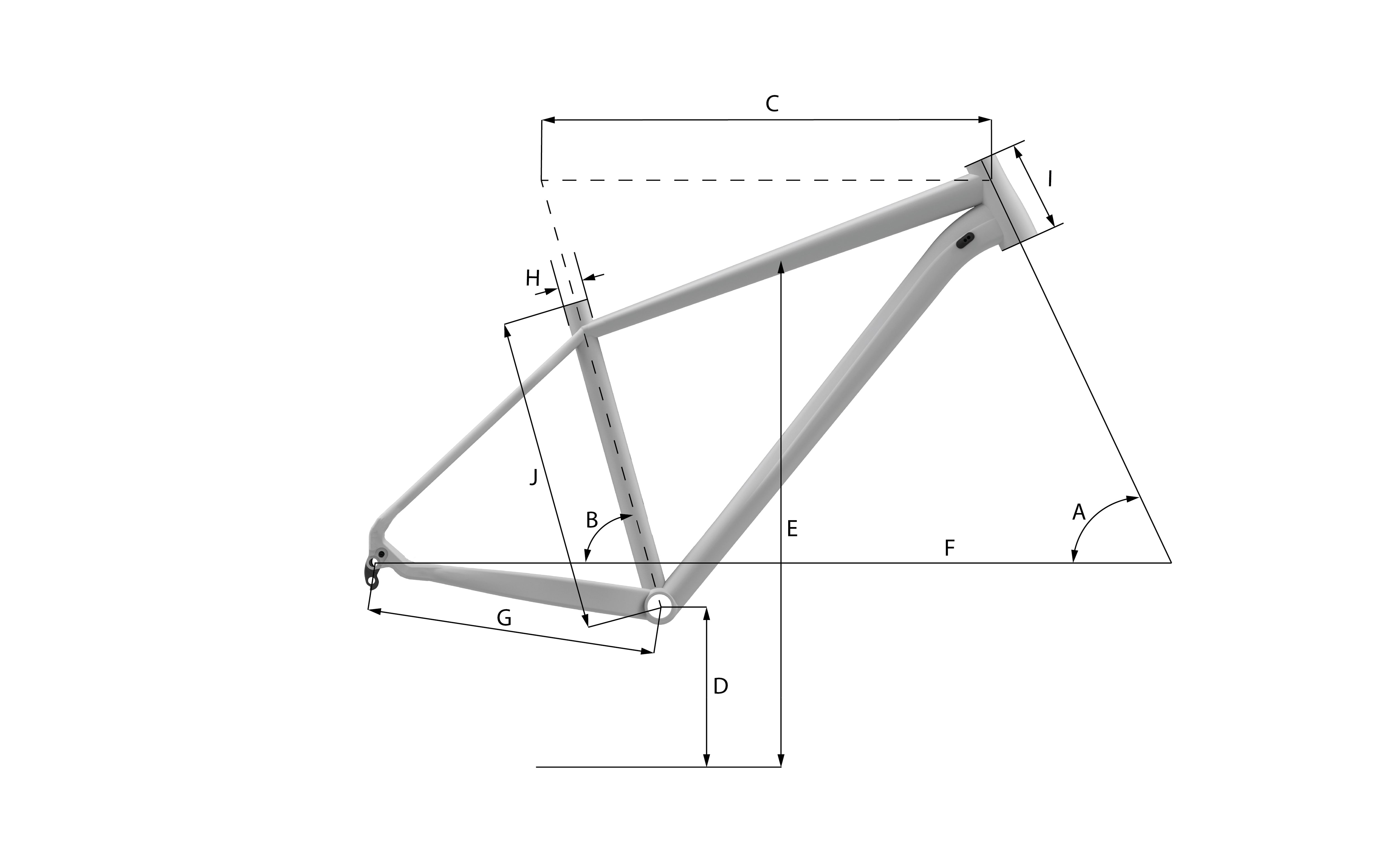 Whyte Shoreditch V2 Men's Hybrid Bike Geometry Chart