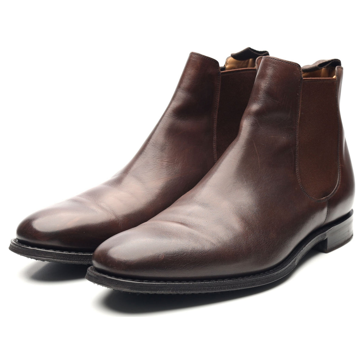 Amberley 2' Dark Brown Leather Boots UK 8.5 F - Abbot's Shoes
