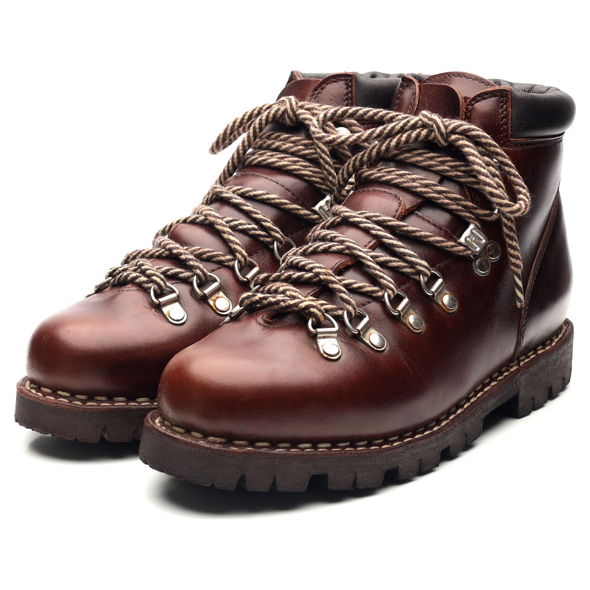 Avoriaz' Brown Leather Hiker Boots UK 6.5 - Abbot's Shoes