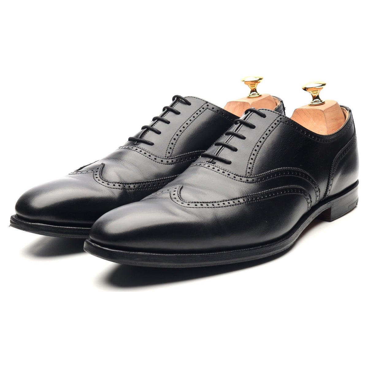 Drummond' Black Calf Oxford Brogues UK 10 E - Abbot's Shoes