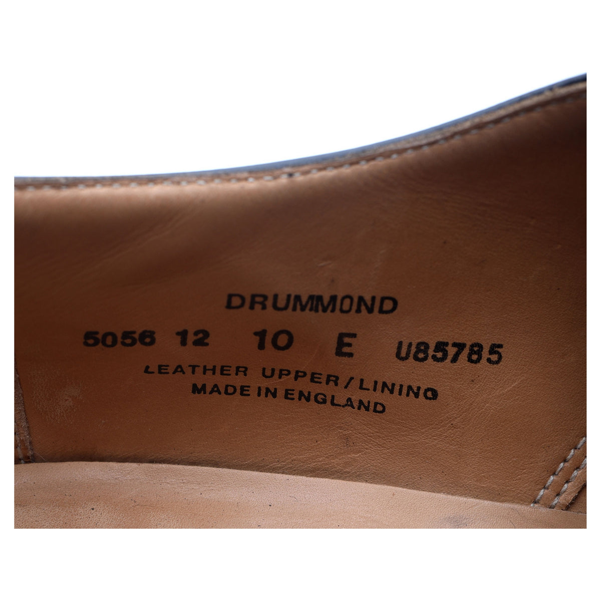 Drummond' Black Calf Oxford Brogues UK 10 E - Abbot's Shoes