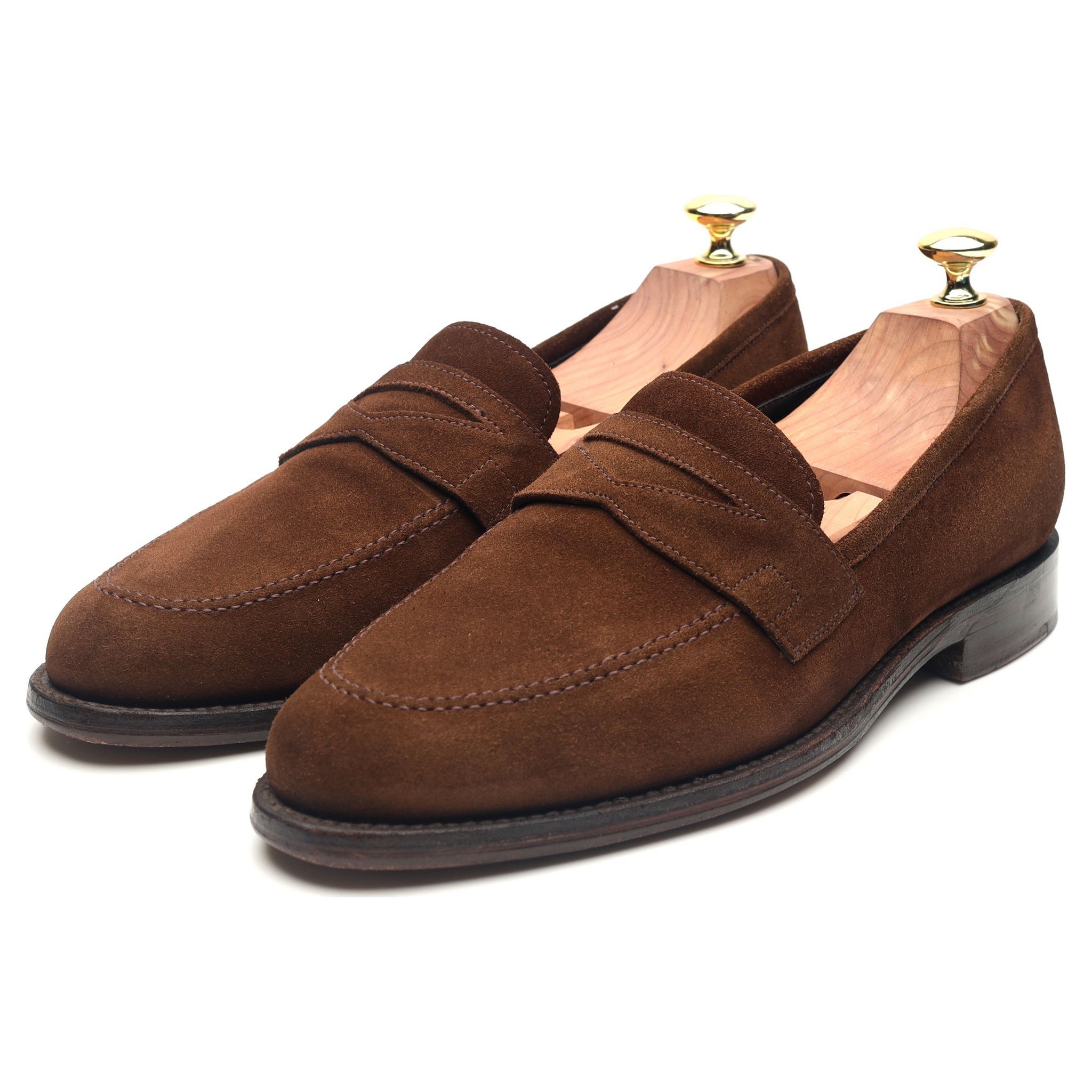 Charlton' Brown Suede Loafers UK 7 F - Abbot's Shoes