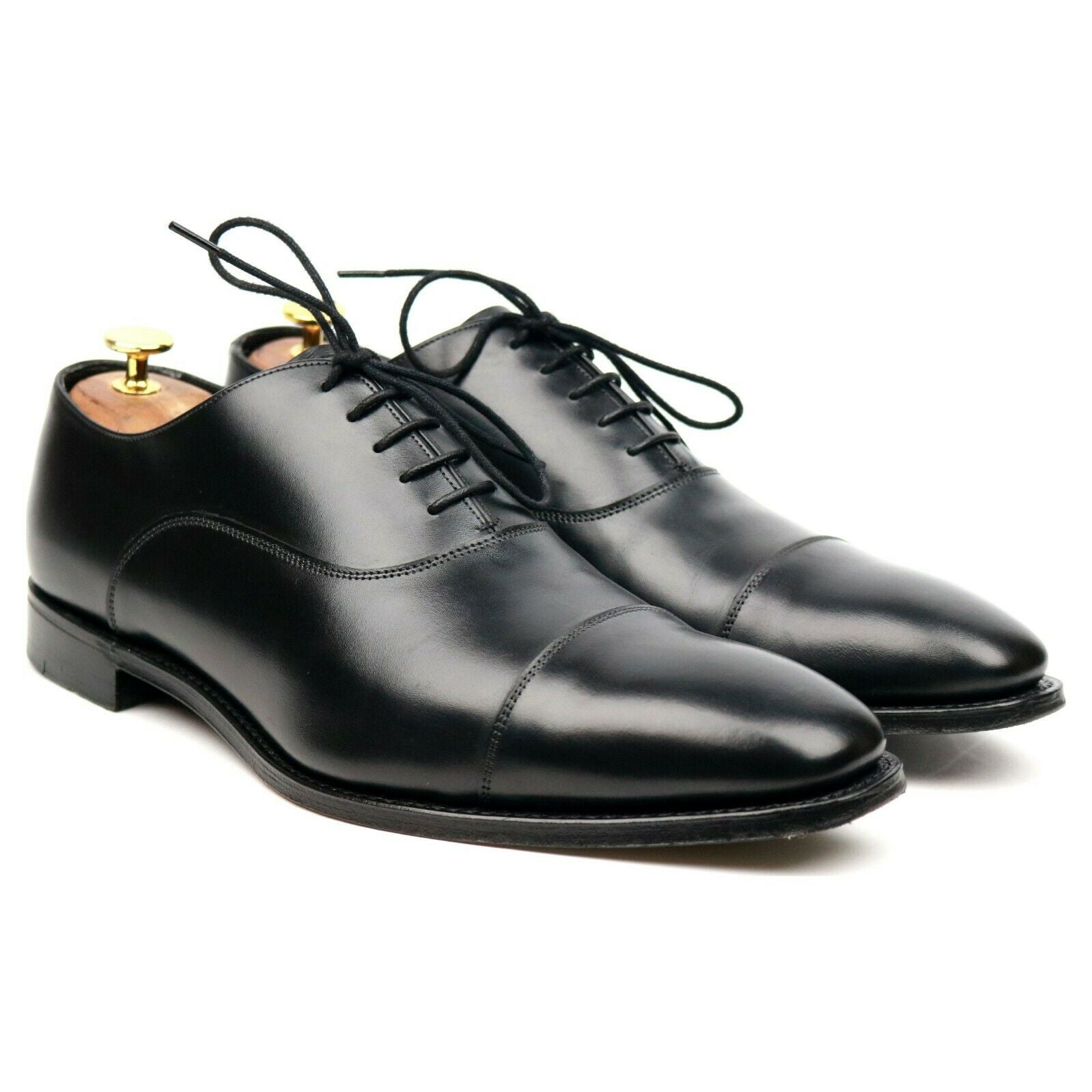 Cheaney 'Beaton' Black Leather Oxford 
