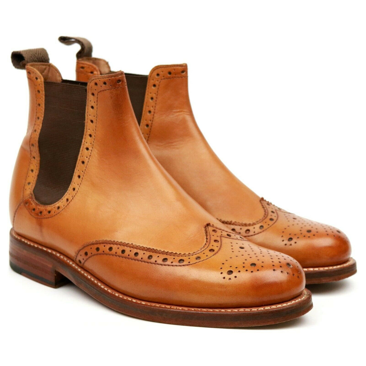 Grenson 'Jacob' Tan Brown Leather 