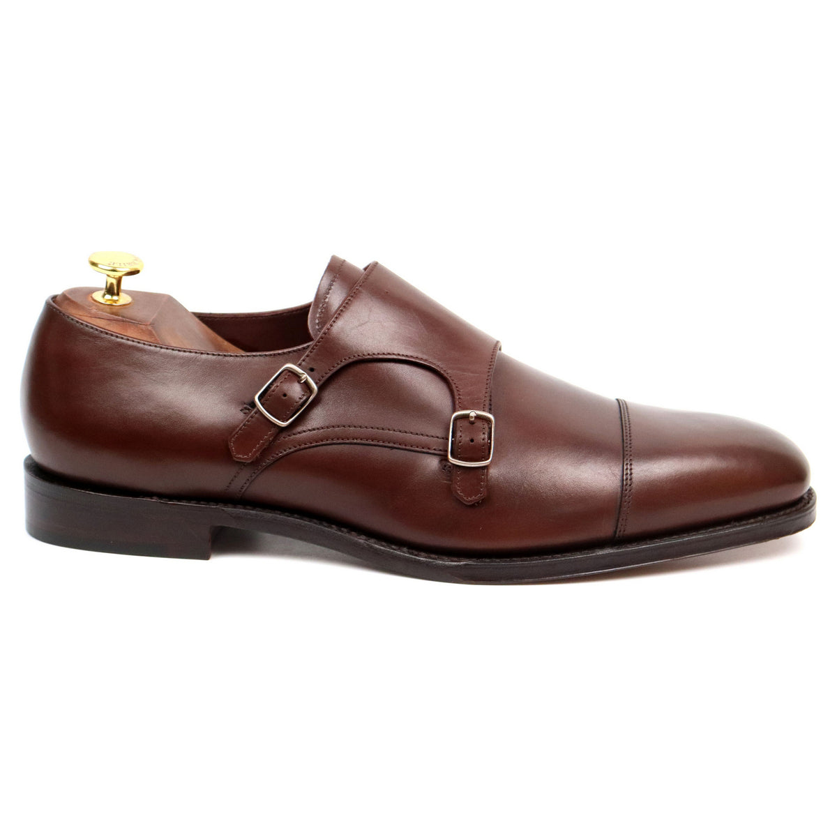 1880 &#39;Cannon&#39; Brown Double Monk Strap UK 11 F