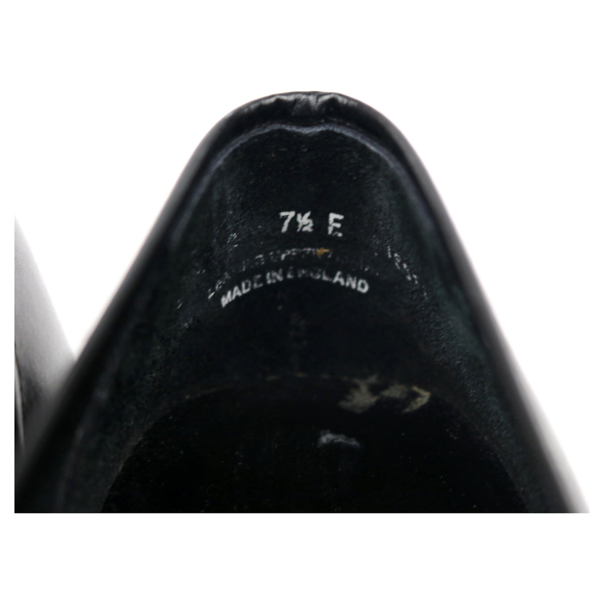 &#39;Bradley&#39; Black Leather Loafers UK 7.5 E