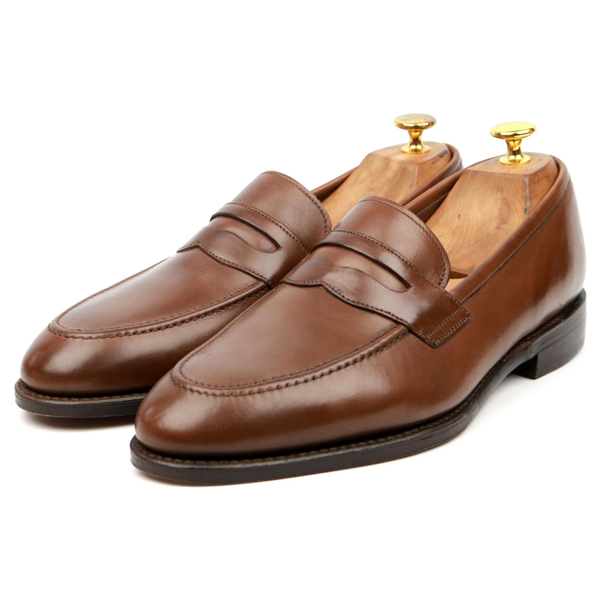 loake brown loafers