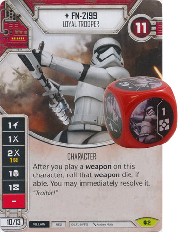 Star Wars Destiny DH-17 Blaster Pistol Awakenings w/ die 