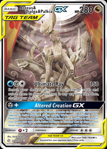 Building Around Arceus Dialga Palkia Tag Team Flipside