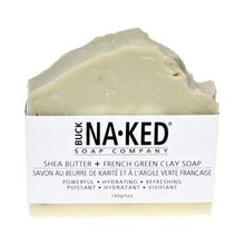 Load image into Gallery viewer, Buck Naked Shea Butter &amp; French Green Clay Soap - 140g/5oz