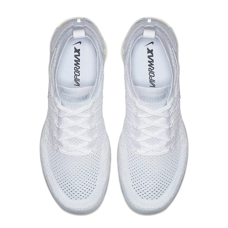 Nike Air VaporMax Flyknit 2.0 Triple White Pure Platinum