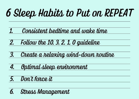 6 great sleep tips