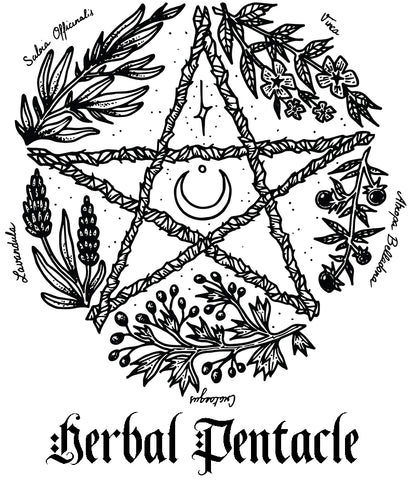 herbal pentacle pentagram