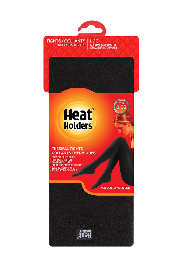 Womens Genuine Heat Holders Thermal Brushed Tights Small Navy Blue at   Women's Clothing store