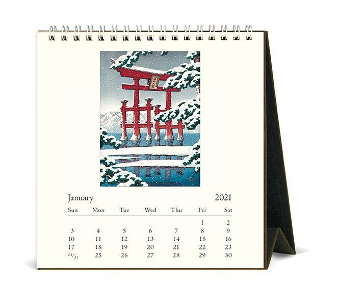 Cavallini Japanese Woodblock Desk Calendar 2021 | Laywine's