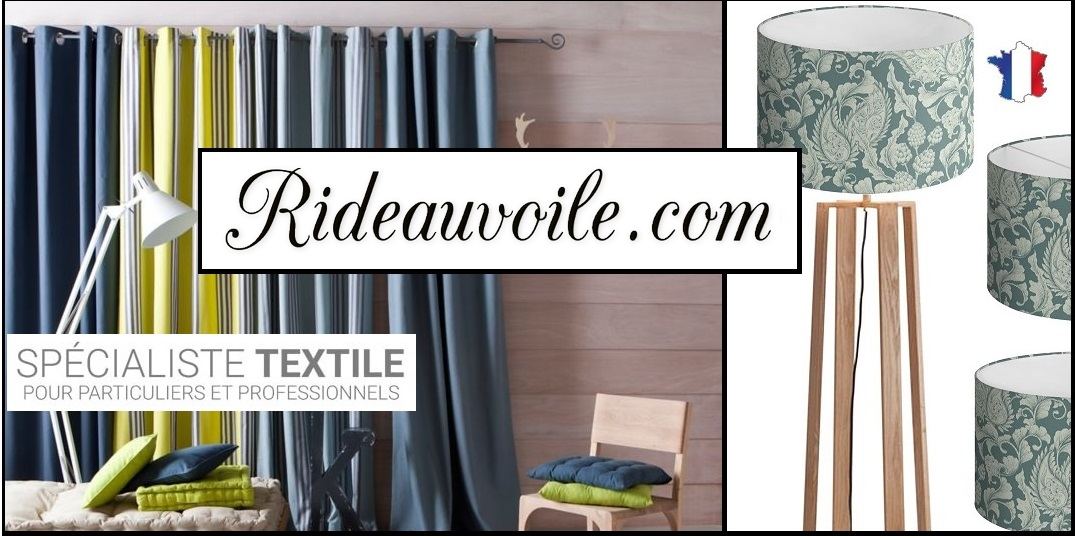 Rideauvoile store shop online french fabrics meter upholstery furnishing drapes curtain
