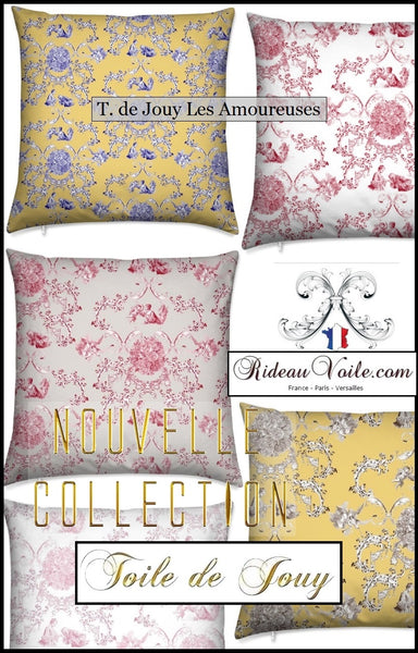 best Toile de Jouy french fabrics upholstery decorating home tissu ameublement rideau mètre