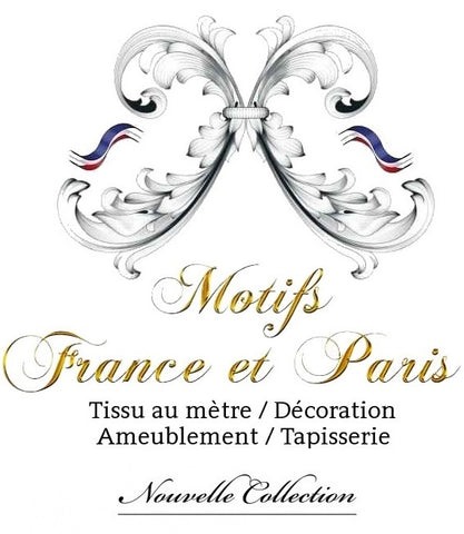tissu motif Paris France ameublement décoration tapisserie au mètre rideau coussin couette