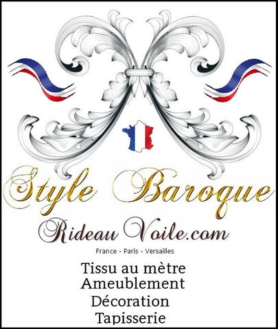 Rideauvoile-boutique-tissu ameublement-luxe-Paris-Baroque-décoration-mètre-french-style-fabrics