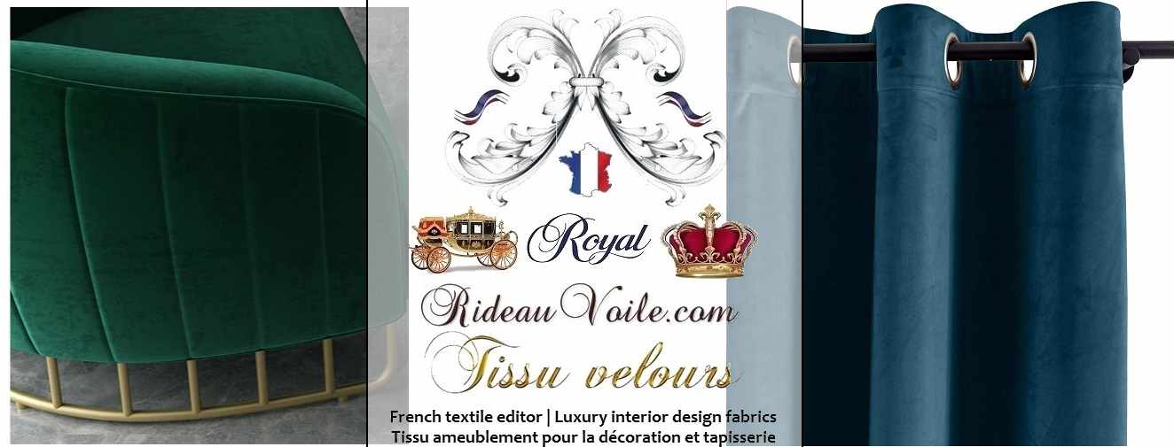 Rideauvoile store shop online french fabrics meter upholstery furnishing drapes curtain